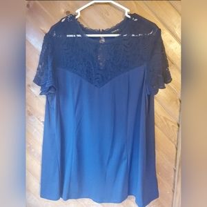 Torrid 1x Blue Top